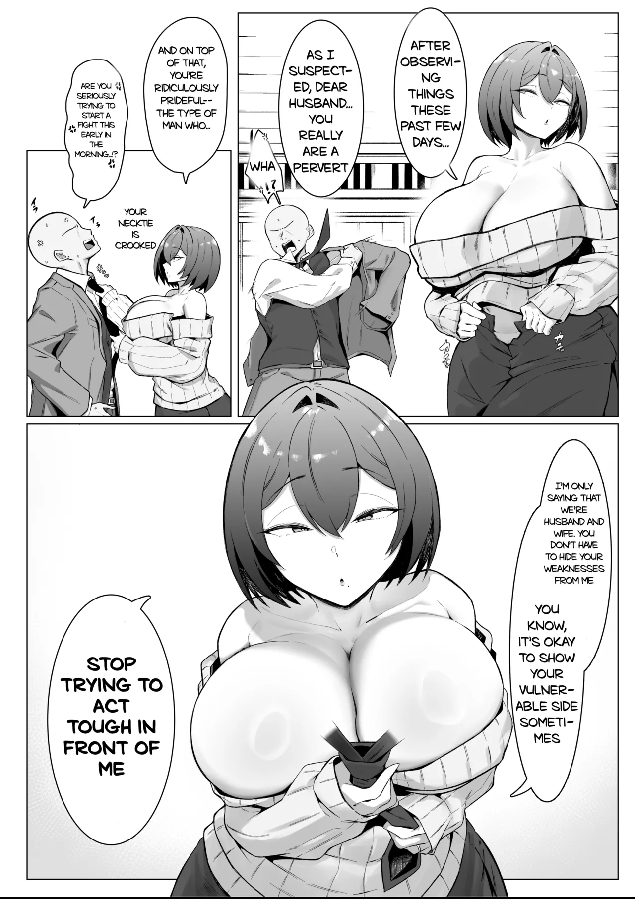 Hentai Manga Comic-The Gloomy Housewife Puts Her Domineering Husband in His Place-Read-43